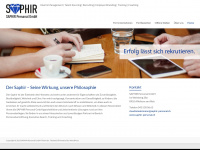 saphir-personal.ch Webseite Vorschau