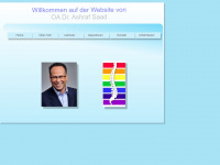 dr-saad.at Webseite Vorschau