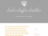 lecker-kaffee-lindlar.de Webseite Vorschau