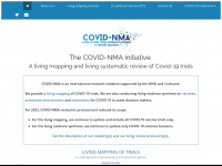 covid-nma.com Webseite Vorschau