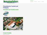 baumeister.eu Webseite Vorschau