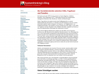 systemthinking.wordpress.com Webseite Vorschau