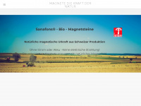 magnetsteine.ch Webseite Vorschau