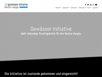 gewaesser-initiative.ch Webseite Vorschau