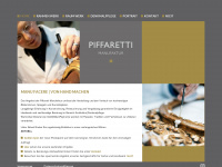 piffaretti-manufaktur.ch Webseite Vorschau