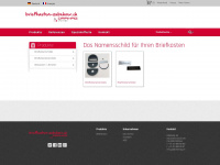 briefkasten-zubehoer.ch Webseite Vorschau