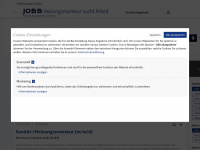 heizungsmonteur-sucht-arbeit.de Webseite Vorschau