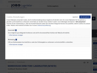 lagerleiter-jobs.de Webseite Vorschau
