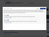 medizinprodukteberater-jobs.de Webseite Vorschau