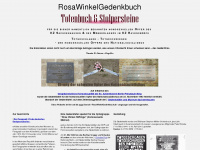 rosawinkelgedenkbuch.de Webseite Vorschau