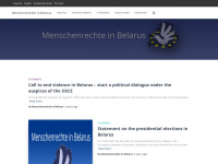 human-rights-belarus.org Webseite Vorschau