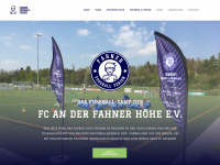 fahner-fussball-ferien.de Webseite Vorschau