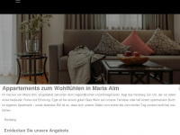 apartments-mariaalm.at Webseite Vorschau