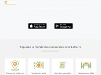 lacarte.menu Webseite Vorschau