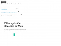 fuehrungskraefte-coaching-wien.at Webseite Vorschau