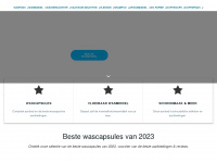 wascapsules.nl Webseite Vorschau