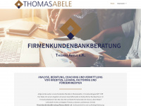 firmenkundenbank-abele.de Webseite Vorschau