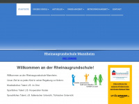 rheinaugrundschule-mannheim.de Webseite Vorschau