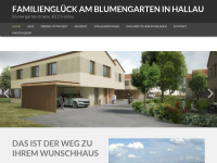 blumengarten-hallau.ch Webseite Vorschau