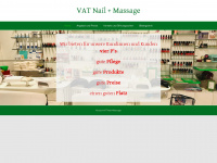 nail-massage.com Webseite Vorschau