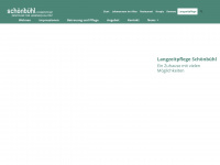 schönbühl-pflege.ch Webseite Vorschau
