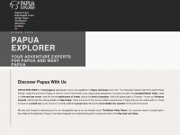 papua-explorer.com Webseite Vorschau