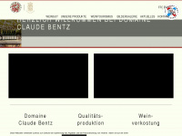 bentz.lu Webseite Vorschau