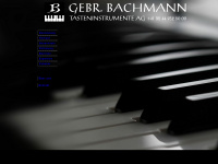 bachmann-pianos.ch Webseite Vorschau