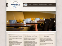 schlosscafe-favorite.de Webseite Vorschau