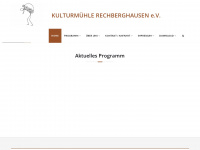 kulturmuehle-rechberghausen.de Webseite Vorschau