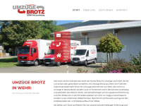 brotz-umzuege.de Webseite Vorschau
