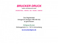 brucker-druck.de Webseite Vorschau