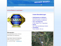 wanka.de Webseite Vorschau