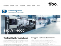 tibo.com Webseite Vorschau