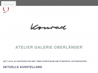 atelier-galerie-oberlaender.de Webseite Vorschau