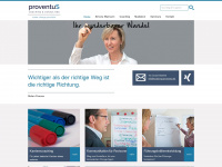 coaching-proventus.de Webseite Vorschau