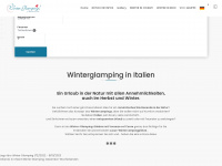 winterglamping.it Webseite Vorschau