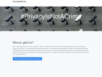 privacyisnotacrime.eu