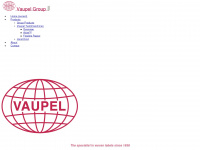 vaupel-group.com Webseite Vorschau