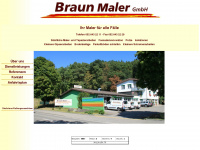 maler-braun.ch Webseite Vorschau