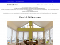 gästehaus-seenland.de Webseite Vorschau