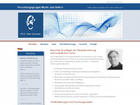 musicandbrain.de Webseite Vorschau