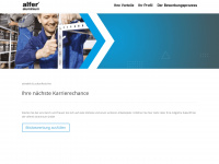 jobs-alfer.com Webseite Vorschau
