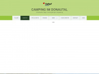 camping-im-donautal.de Webseite Vorschau