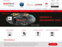 solidworld.si Webseite Vorschau