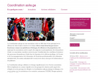 coordination-asile-ge.ch Webseite Vorschau