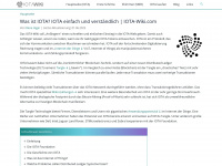 iota-wiki.com Webseite Vorschau