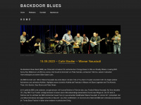 backdoorbluesband.at Webseite Vorschau