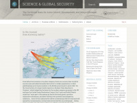 scienceandglobalsecurity.org Webseite Vorschau