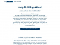 keepbuilding.ch Webseite Vorschau
